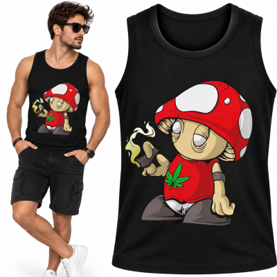 TANK TOP ŚMIESZNY MUSHROOMS